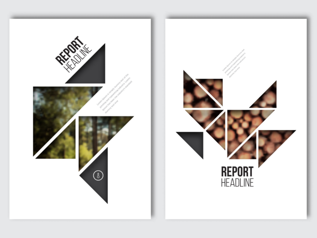 An example of a graphic design work with layout and composition.
